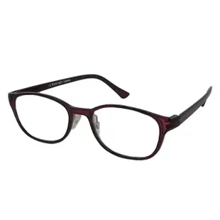 【Docomo】酒紅膠框老花眼鏡 金屬可調式鼻墊 女性專用老花眼鏡 MIT台灣製造款(老花眼鏡)