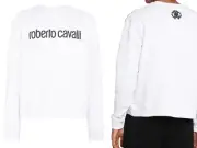 Roberto Cavalli Firenze Logo Sweat Sweatshirt Jumper Pullover
