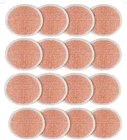 Replacement Pads for Bissell Spin Wave Mop: 16 Pads for Bissell Spin Wave/Crosswave,Expert/Pet/Cordless Hard Floor,2124 20393 2039a 20399 2039w 23159 23157 Spin Mop Cleaner Scrub (16-Orange)