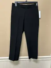 Calvin Klein Boys' Black Suit Pants Flat Front Slim Fit Husky 8 NWT