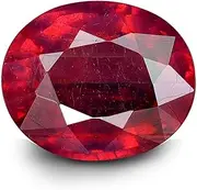 [Kirti Sales] Gems 11.00 Ratti Natural AA++ Quality Burma Ruby Manik Stone Original Earth Mind Certified Natural Loose Gemstone(Lab - Teseted), Natural Manik Gemstone manikya Loose Gemstone, Ruby