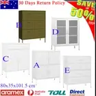 Home Steel Storage Cabinet Organiser Sideboard Display Cupboard/Chest of Drawers