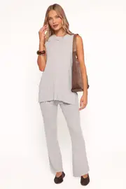 [PUP14] Silvie Knitted Set - Grey XS/S Grey