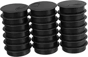 COMPUKAS 21pcs Round Cable Grommet Desktop Wire Hole Cover for Office and Home Use Clean Up Cable Clutter Easy Installation for Computer Desks and Workstations