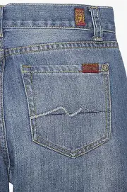 NEW 7 FOR ALL MANKIND BOYS STANDARD CLASSIC STRAIGHT JEANS IN 5 BURROUGH SZ 10