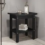Wood Shower Seat Bench Bathroom Spa Bath Chair Organizer Stool Storage Shelf
