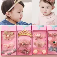 在飛比找蝦皮購物優惠-可愛的頭巾套裝女孩 -Baby Xinh Shop