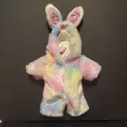 Build a bear Tye Dye Bunny costume with glittery ears