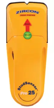 NEW ZIRCON 69647 WOOD METAL PRO 25 9 V STUD SENSOR FINDER TOOL 6770507