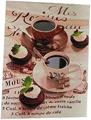 Afternoon Coffee Round Diamond Painter Decorates The Wall with Picture Home/Hotel/Office Decoration