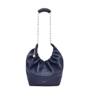 Medium Squeeze bag in nappa lambskin One size dark blue