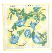 Hand Painted Cotton Needlepoint Canvas 12x12 inch Floral Design