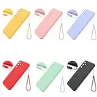 Natural Tactility Silicone Case With Lanyard f Samsung Galaxy A35 5G SM-A356E/DS