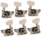 Kisangel 6pcs Retro Guitar Tuning Pegs for Acoustic Ukulele Tuning Keys Guitar Tuner Heads Easy Installation