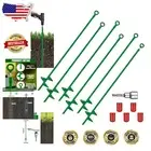 Versatile 30-Inch Alloy Steel Spiral Ground Anchors for Tents and Canopies