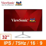 優派VIEWSONIC VX3276-MHD-3 31.5吋IPS液晶顯示器 現貨 廠商直送