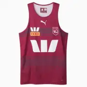 2025 QLD Maroons State of Origin Mens Training Singlet