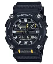 Casio G-Shock GA900-1A Shock & Water Resistant Analog Digital Watch Yellow