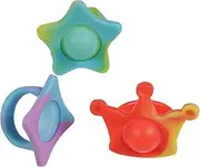 Fun Express Lotsa Pops Popping Toy Fidget Rings - 24 Piece
