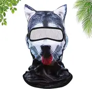 [Generic] Cat Ski Mask, 3D Cat Ski Balaclava Sheisty Face Mask with Ears for Bar, Breathable Cat Balaclava for Riding Sports Outdoor