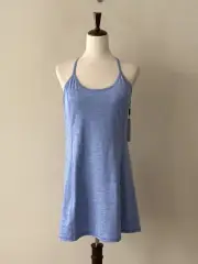 Calvin Klein Performance Women Sz S Built In Shelf Bra Padded Strappy Tank Dress