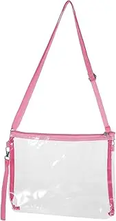 Transparent Messenger Bag Stadium Purse Clear Small Bag Clear Stadium Bag Stadium Clear Bags for Women Crossbody Bag Clear Purse Crossbody Concert Bags Miss Packet Wallet Pvc