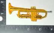 Patch Trumpet Golden Golden Chrome Embroidered Iron On Sew High Quality