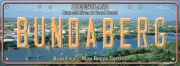 Bundaberg QLD plates Australia Number Licence Tin Sign license plate