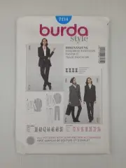Burda Sewing Pattern 7134 Women's Pantsuit Pattern Size US 12-24 EUR 38-50 NEW