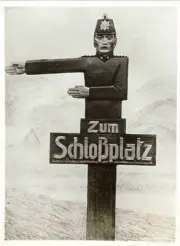 One Of The Unusual Direction Signs At Warmbrunn , Silesia. This Gend - Old Photo