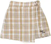 [SISTER JENNI] Casual Pants Checkered Wrap Style Culotte Girls