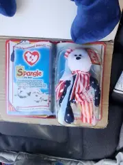 TY Beanie Baby-Rare Spangle The Bear - McDonalds 1999 New In Box
