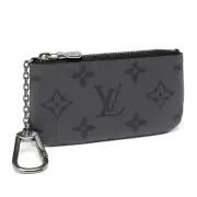 Louis Vuitton Monogram Eclipse Pochette Cre M80905 Coin Key Case Purse