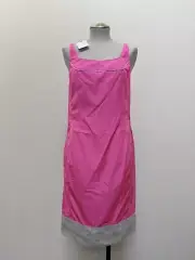 NWT Narciso Rodriguez Sleeveless Tank Shift Dress Made in Italy Pink 42 Pockets