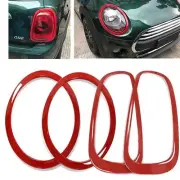 Red Front Headlight Rear Tail Lamp Sticker Trim For MINI Cooper F54 2015-2020 (for: Mini)