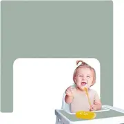 Compact Highchair, 14 x 96 x 14.96 cm, reusable silicone food mat, grey/blue/pink/green, portable, non-slip, highchair cushion tray cover for dining table
