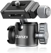 360 Degree Mini Ball Head with Quick Release for DSLR and Camcorder Tripods