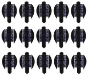5 New Sets Ruthless Pear Dart Flights - Ships w/ Tracking - Black