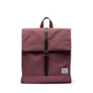 【Herschel】City Mid-Volume 雙肩包 玫紅 後背包 復古 偵查包 14L(10486-05696-OS)