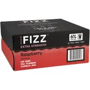 Hard Fizz Extra Strength Raspberry Hard Soda Can 330mL