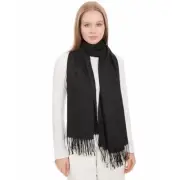 Pashmina Shawls And Wraps For Women - Pashmina Shawl For Brida Evening Black