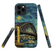 For iPhone 12 Pro Max Tough Protective Cover, Painting Of The Harbour Bridge