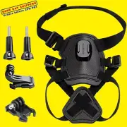 Adjustable Dog Fetch Harness Chest Strap Mount f GoPro HERO10 9 8 7 6 5 4 3+ 2 1