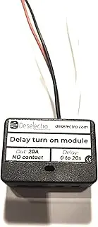 Mini Timer Switch time Relay 1 to 20 sec kit 12V / 20A delay on car daylights