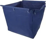 HEALEEP Janitorial Cart Bag High Capacity Cleaning Bag for Trash Collection and Waste Disposal for Efficient Cleaning Tasks with Metal Hooks
