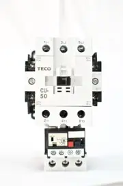 TECO CU-50 Magnetic Contactor, 24V Coil, 3A2a2b + RHU-80/60K3