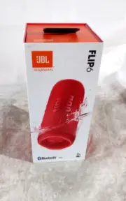 JBL Flip 6 Portable Bluetooth Portable Speaker System - Red