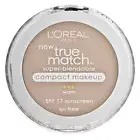 L'Oréal Paris True Match Super-Blendable Compact Makeup, W3 Nude Beige, 0.3 oz.