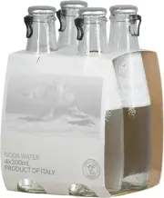 Santa Vittoria Italian Soda Water, 24 X 200Ml. Premium Alcoholic Mixer for Sp...