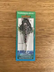 Tasmanian Devil Black Toad 84 #84 13.5 Gram Gr Lure Wigston’s Lures Bite Card